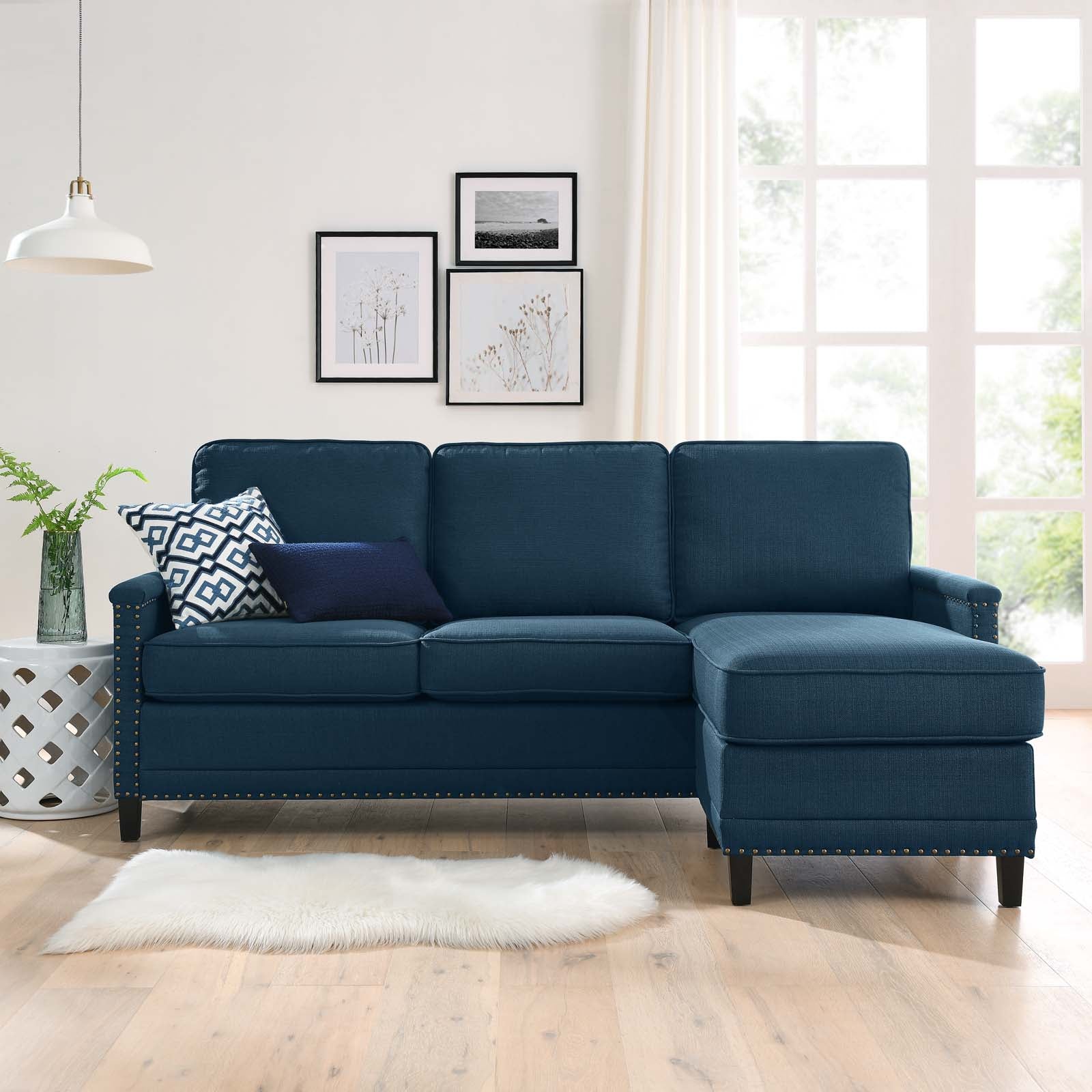 Modway Ashton Upholstered Fabric Sectional Sofa - EEI-4994 | Sectional | Modishstore - 1