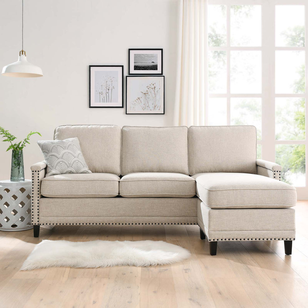 Modway Ashton Upholstered Fabric Sectional Sofa - EEI-4994 | Sectional | Modishstore - 4