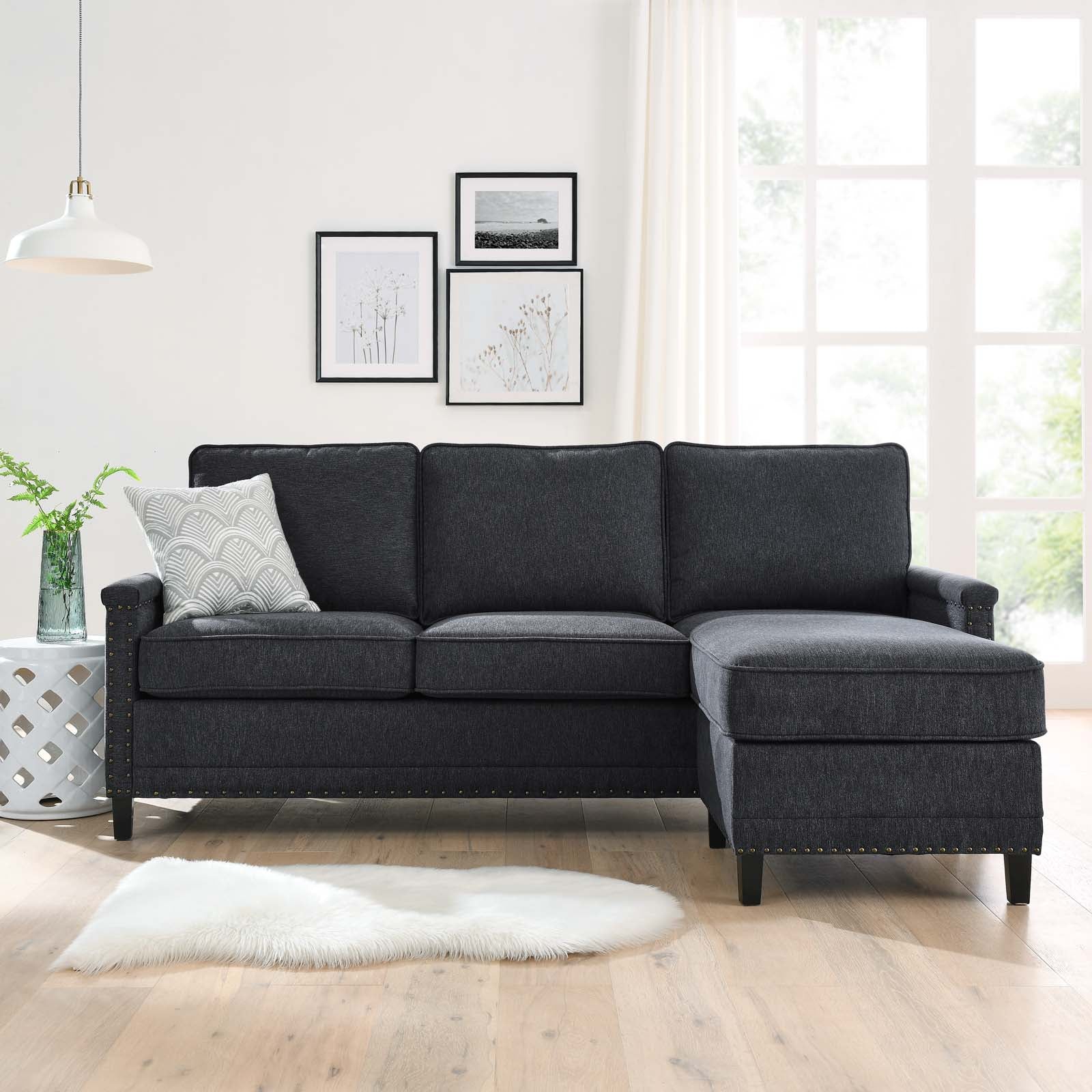 Modway Ashton Upholstered Fabric Sectional Sofa - EEI-4994 | Sectional | Modishstore - 9