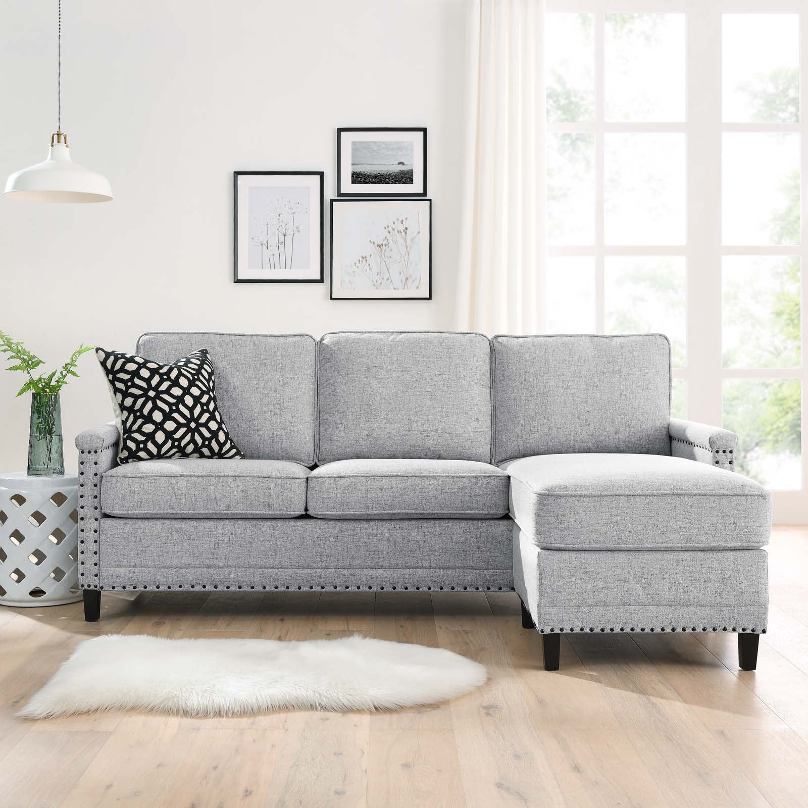 Modway Ashton Upholstered Fabric Sectional Sofa - EEI-4994 | Sectional | Modishstore - 11