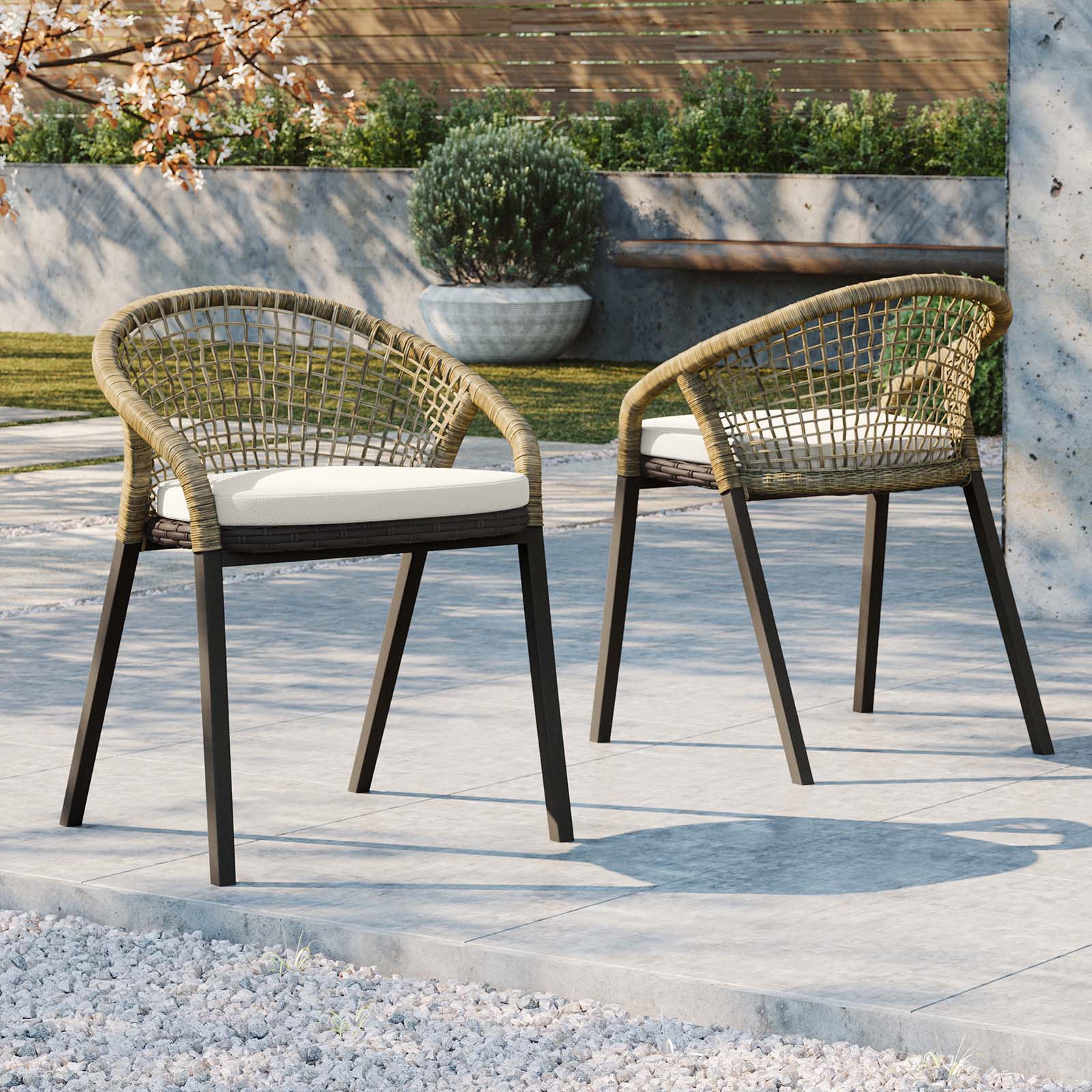 Meadow Outdoor Patio Dining Chairs Set of 2 By Modway - EEI-4995 | Outdoor Chairs | Modishstore - 16