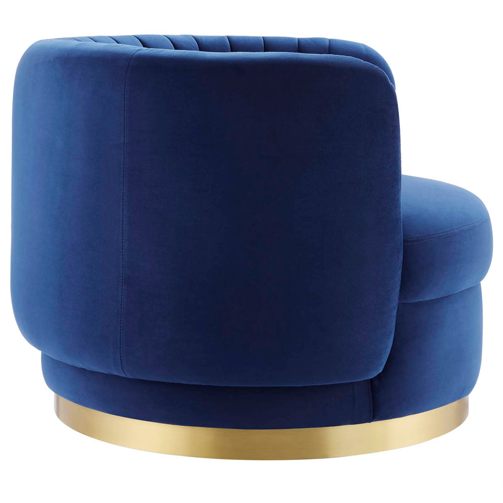 Embrace Tufted Performance Velvet Performance Velvet Swivel Chair By Modway - EEI-4997 | Armchairs | Modishstore - 10