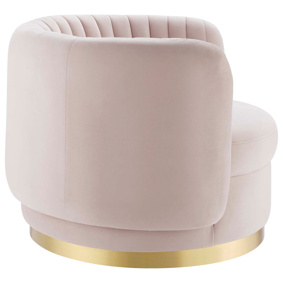 Embrace Tufted Performance Velvet Performance Velvet Swivel Chair By Modway - EEI-4997 | Armchairs | Modishstore - 17