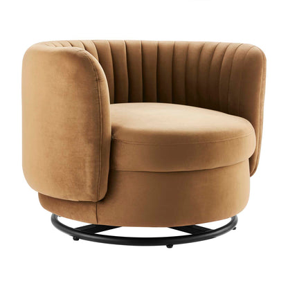 Embrace Tufted Performance Velvet Performance Velvet Swivel Chair By Modway - EEI-4998 | Armchairs | Modishstore - 2