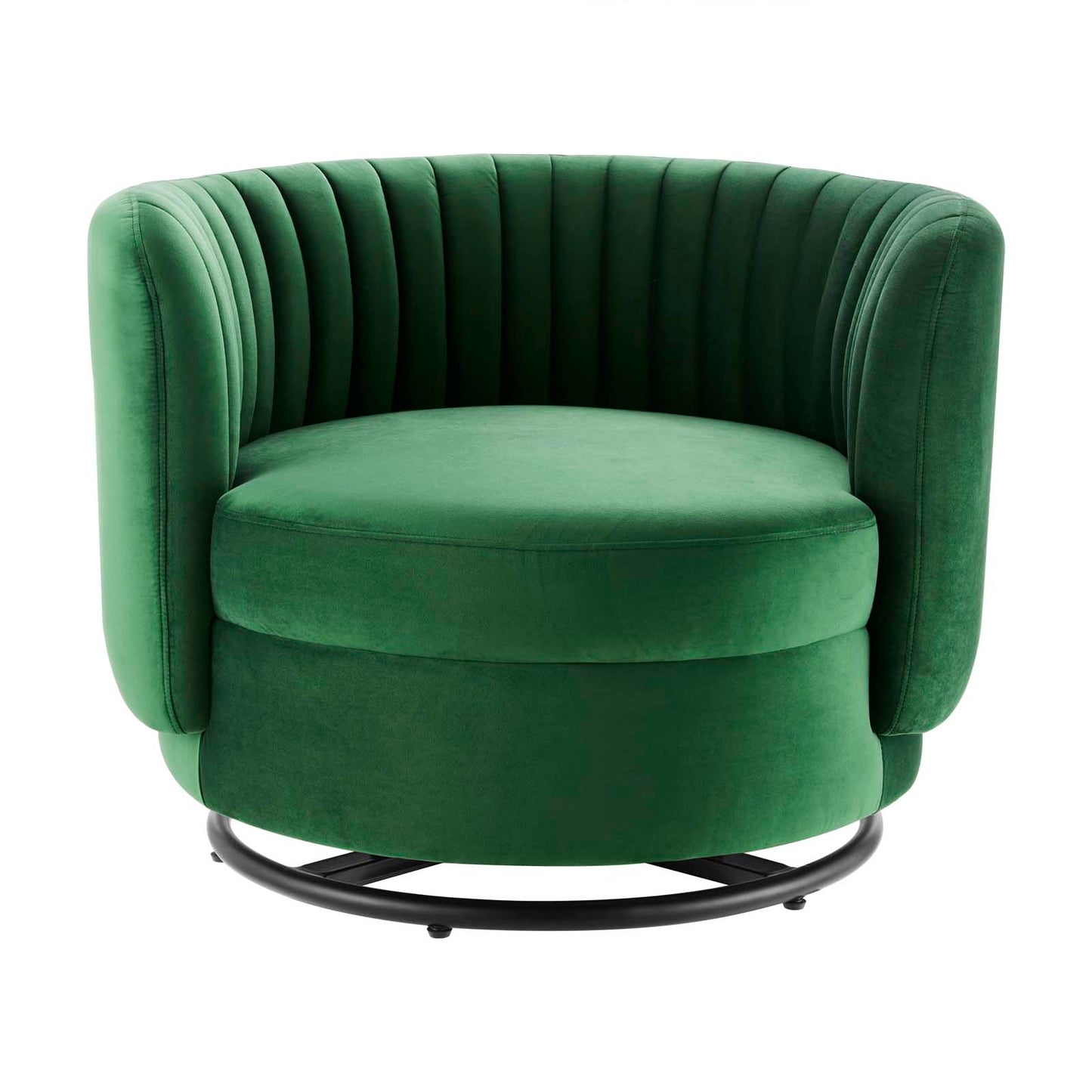 Embrace Tufted Performance Velvet Performance Velvet Swivel Chair By Modway - EEI-4998 | Armchairs | Modishstore - 12