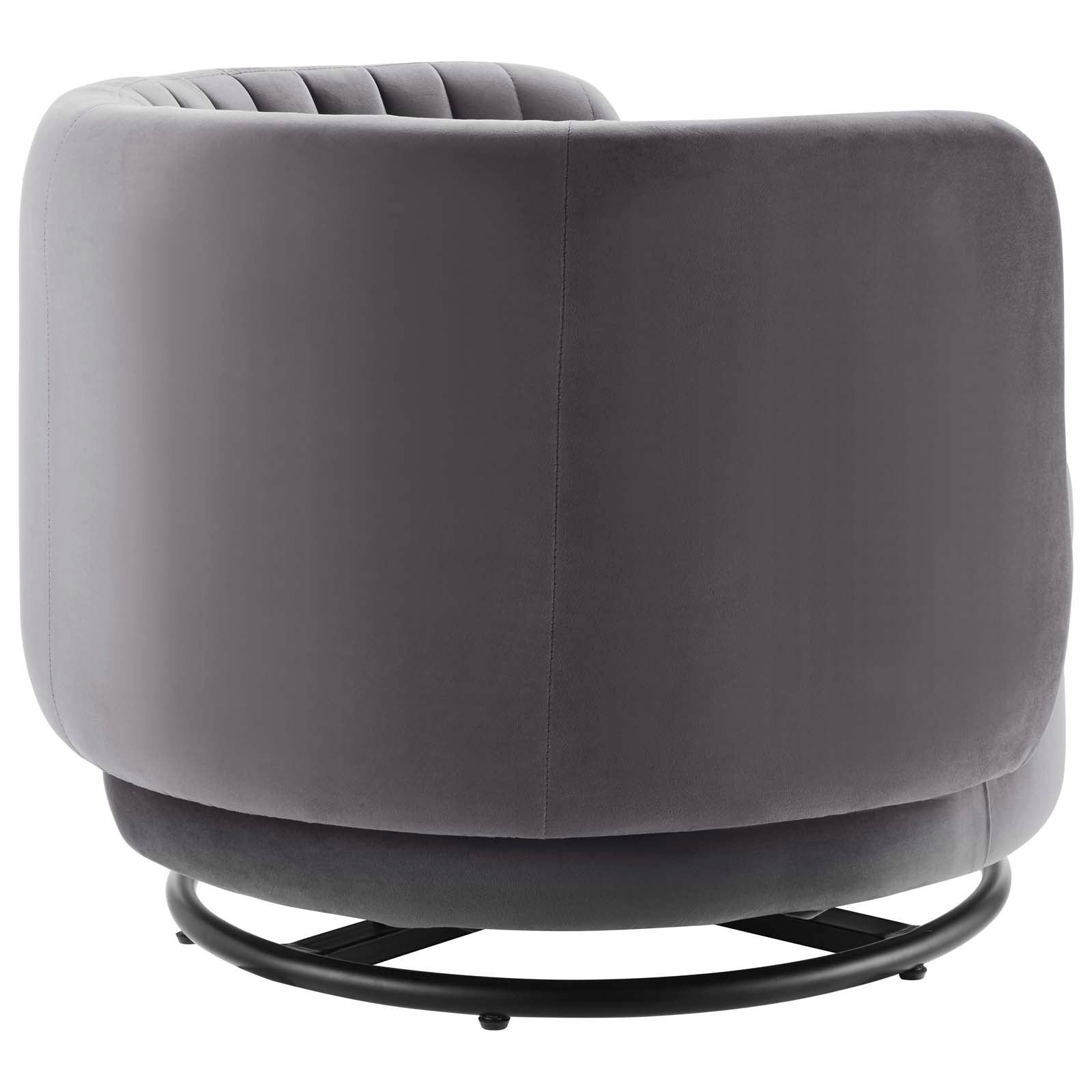 Embrace Tufted Performance Velvet Performance Velvet Swivel Chair By Modway - EEI-4998 | Armchairs | Modishstore - 17
