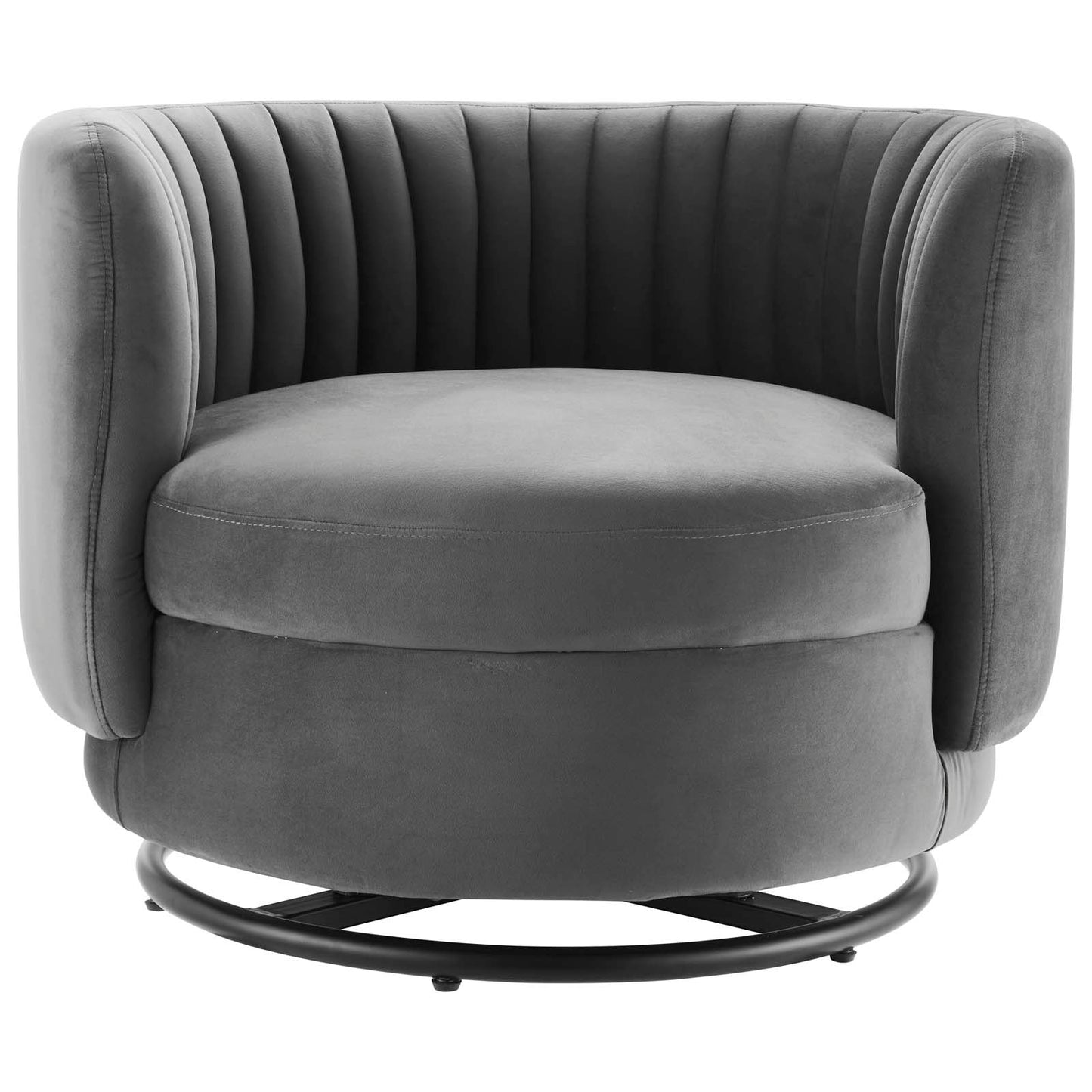 Embrace Tufted Performance Velvet Performance Velvet Swivel Chair By Modway - EEI-4998 | Armchairs | Modishstore - 19