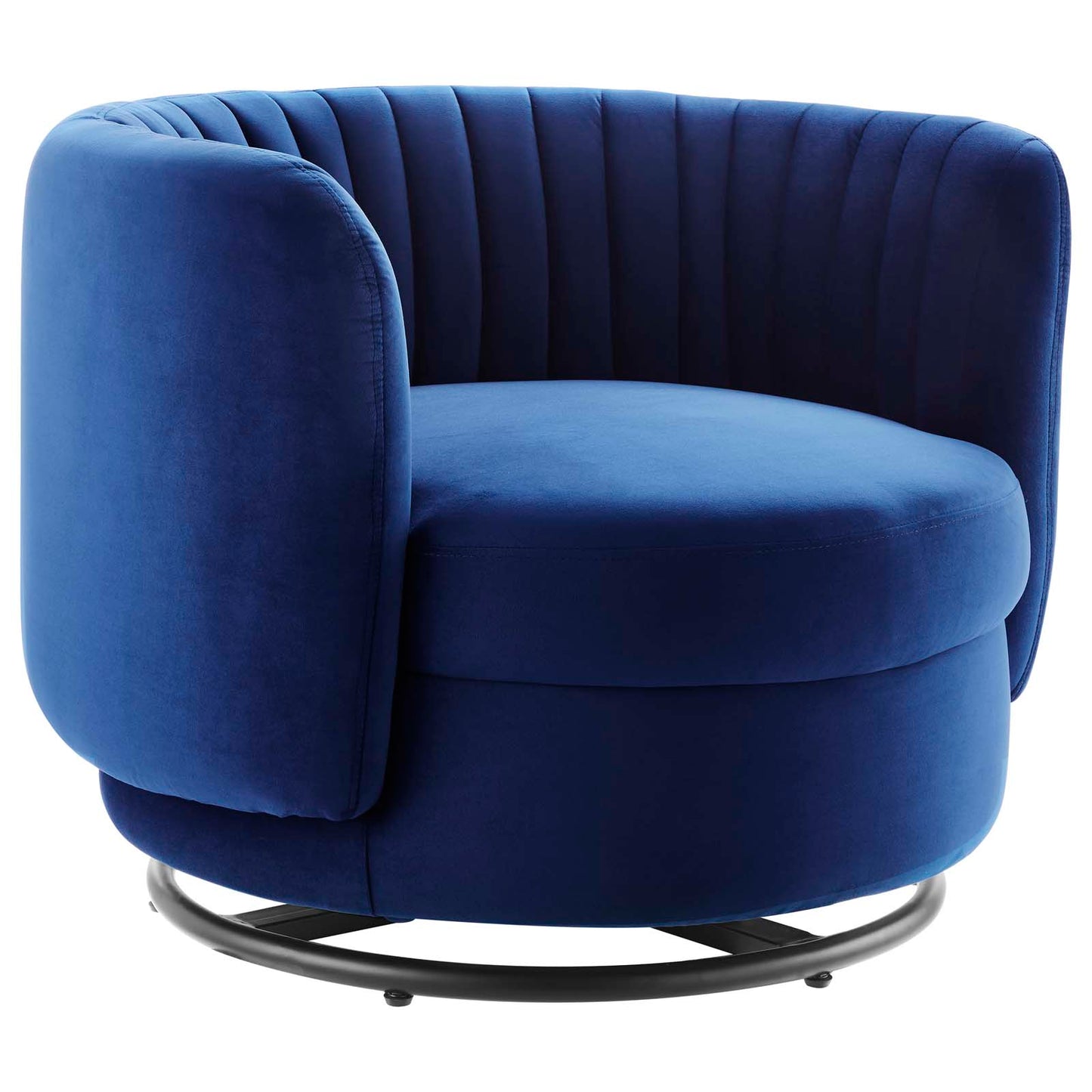 Embrace Tufted Performance Velvet Performance Velvet Swivel Chair By Modway - EEI-4998 | Armchairs | Modishstore - 22
