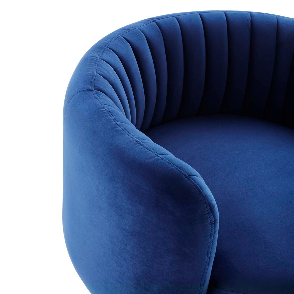 Embrace Tufted Performance Velvet Performance Velvet Swivel Chair By Modway - EEI-4998 | Armchairs | Modishstore - 25