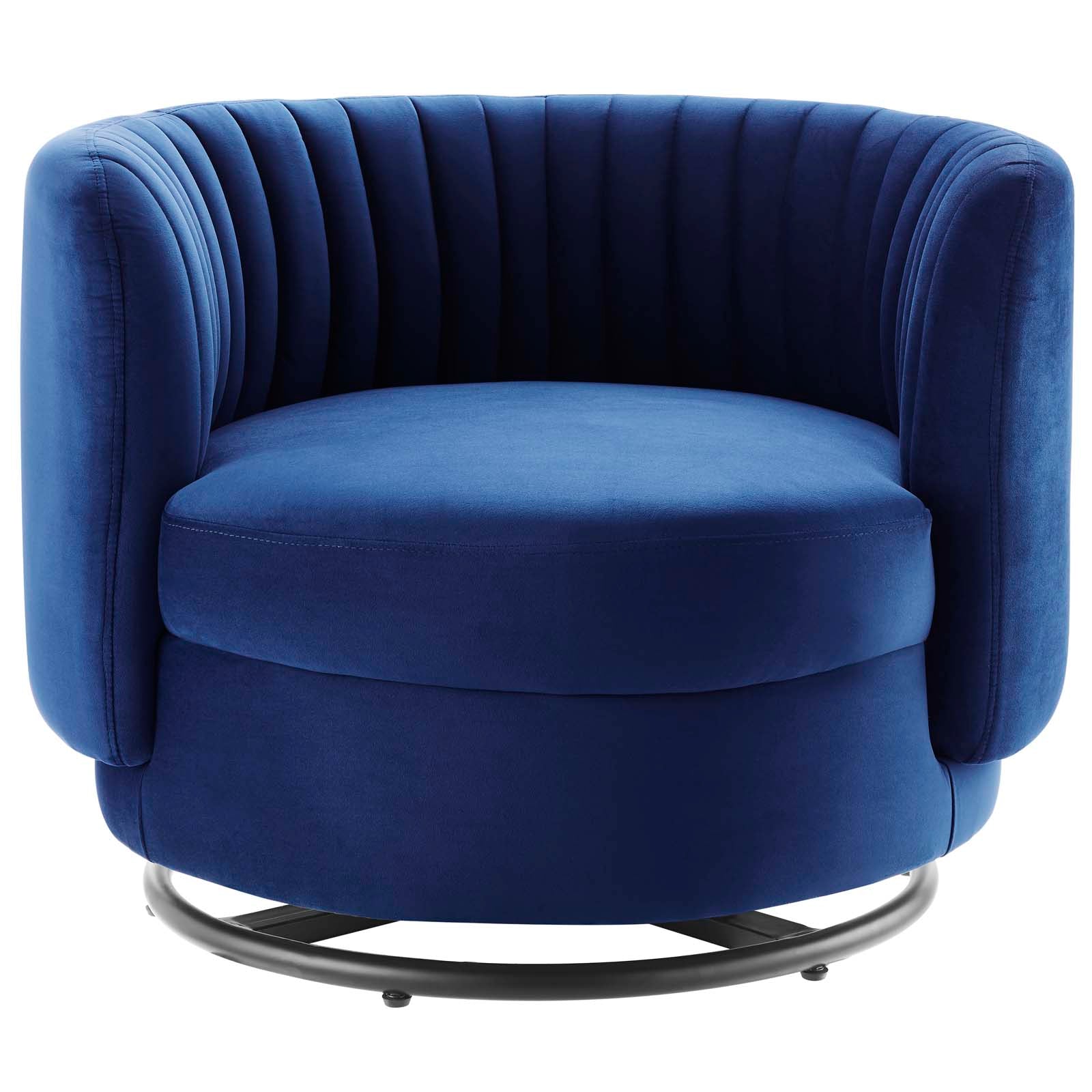 Embrace Tufted Performance Velvet Performance Velvet Swivel Chair By Modway - EEI-4998 | Armchairs | Modishstore - 26