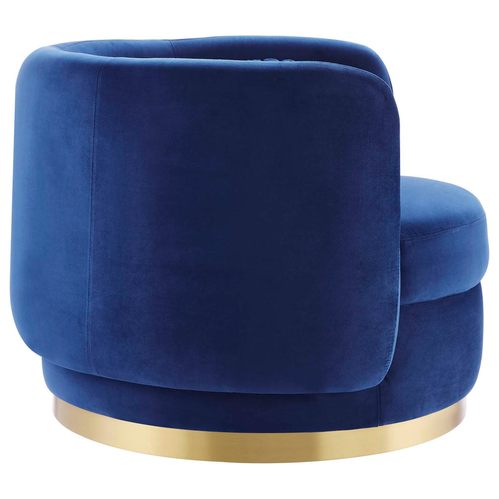 Relish Performance Velvet Performance Velvet Swivel Chair By Modway - EEI-4999 | Armchairs | Modishstore - 9