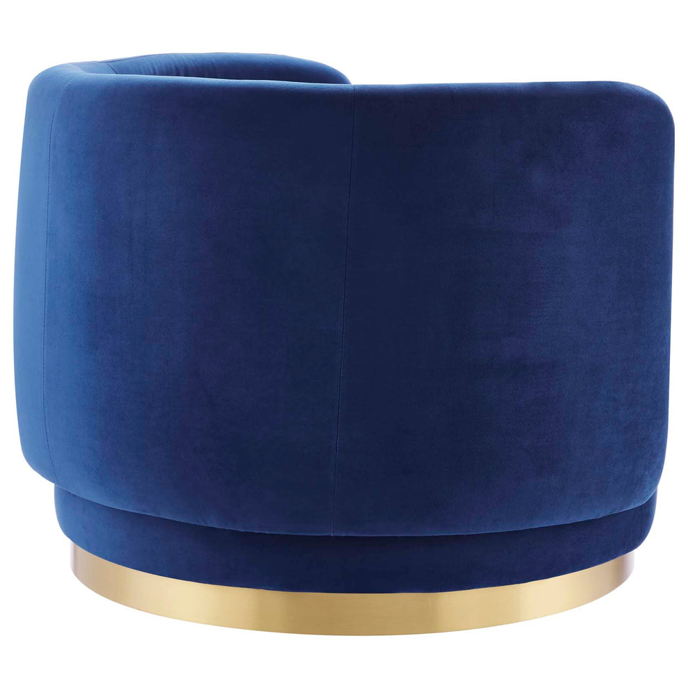 Relish Performance Velvet Performance Velvet Swivel Chair By Modway - EEI-4999 | Armchairs | Modishstore - 10