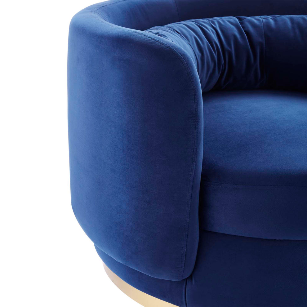 Relish Performance Velvet Performance Velvet Swivel Chair By Modway - EEI-4999 | Armchairs | Modishstore - 11