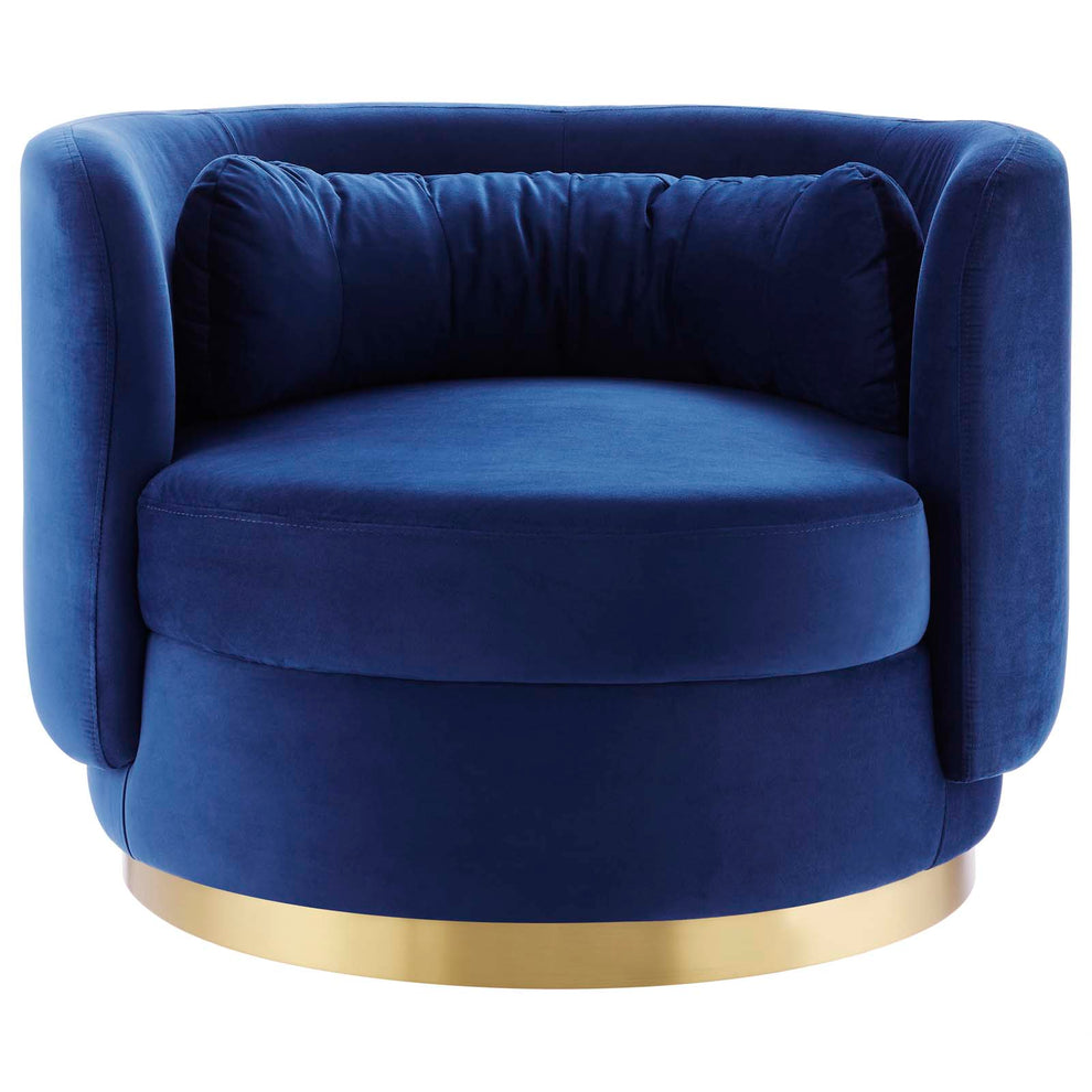 Relish Performance Velvet Performance Velvet Swivel Chair By Modway - EEI-4999 | Armchairs | Modishstore - 12