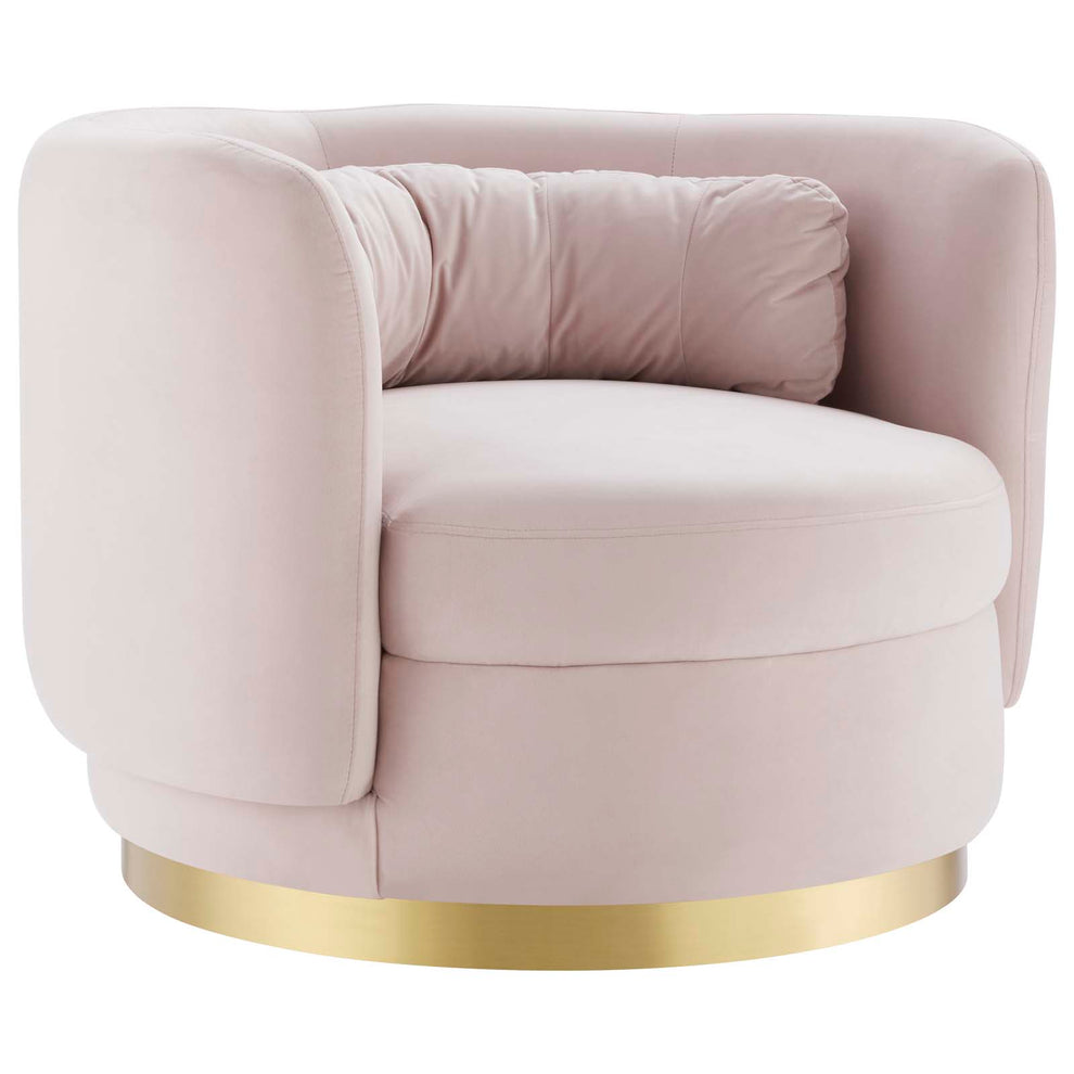 Relish Performance Velvet Performance Velvet Swivel Chair By Modway - EEI-4999 | Armchairs | Modishstore - 15