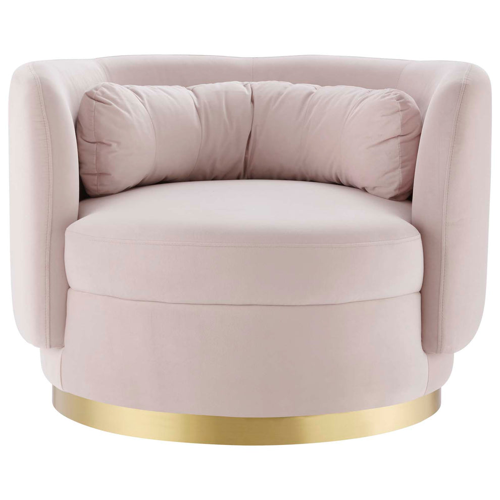 Relish Performance Velvet Performance Velvet Swivel Chair By Modway - EEI-4999 | Armchairs | Modishstore - 19