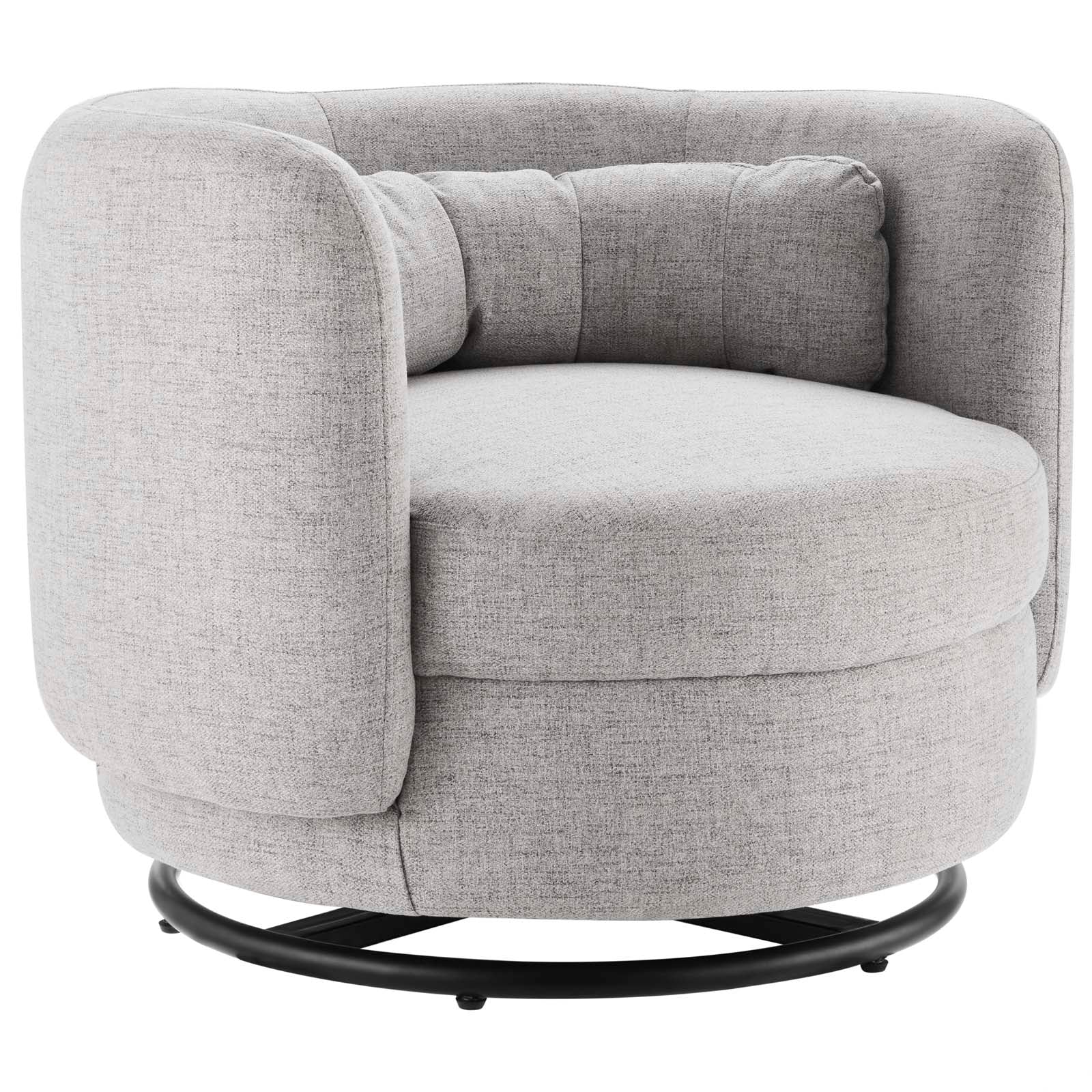 Relish Fabric Upholstered Upholstered Fabric Swivel Chair By Modway - EEI-5000 | Armchairs | Modishstore - 2