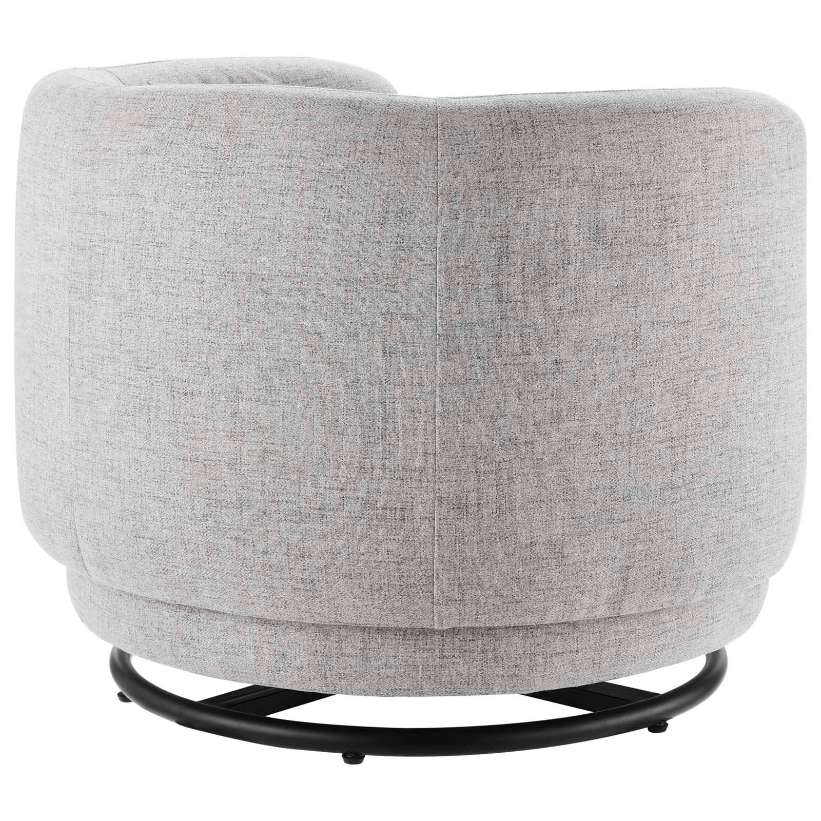 Relish Fabric Upholstered Upholstered Fabric Swivel Chair By Modway - EEI-5000 | Armchairs | Modishstore - 4
