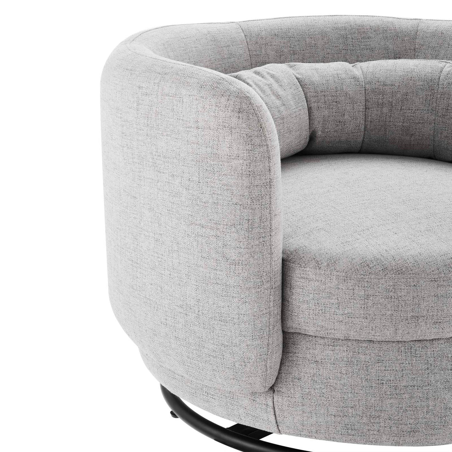 Relish Fabric Upholstered Upholstered Fabric Swivel Chair By Modway - EEI-5000 | Armchairs | Modishstore - 5