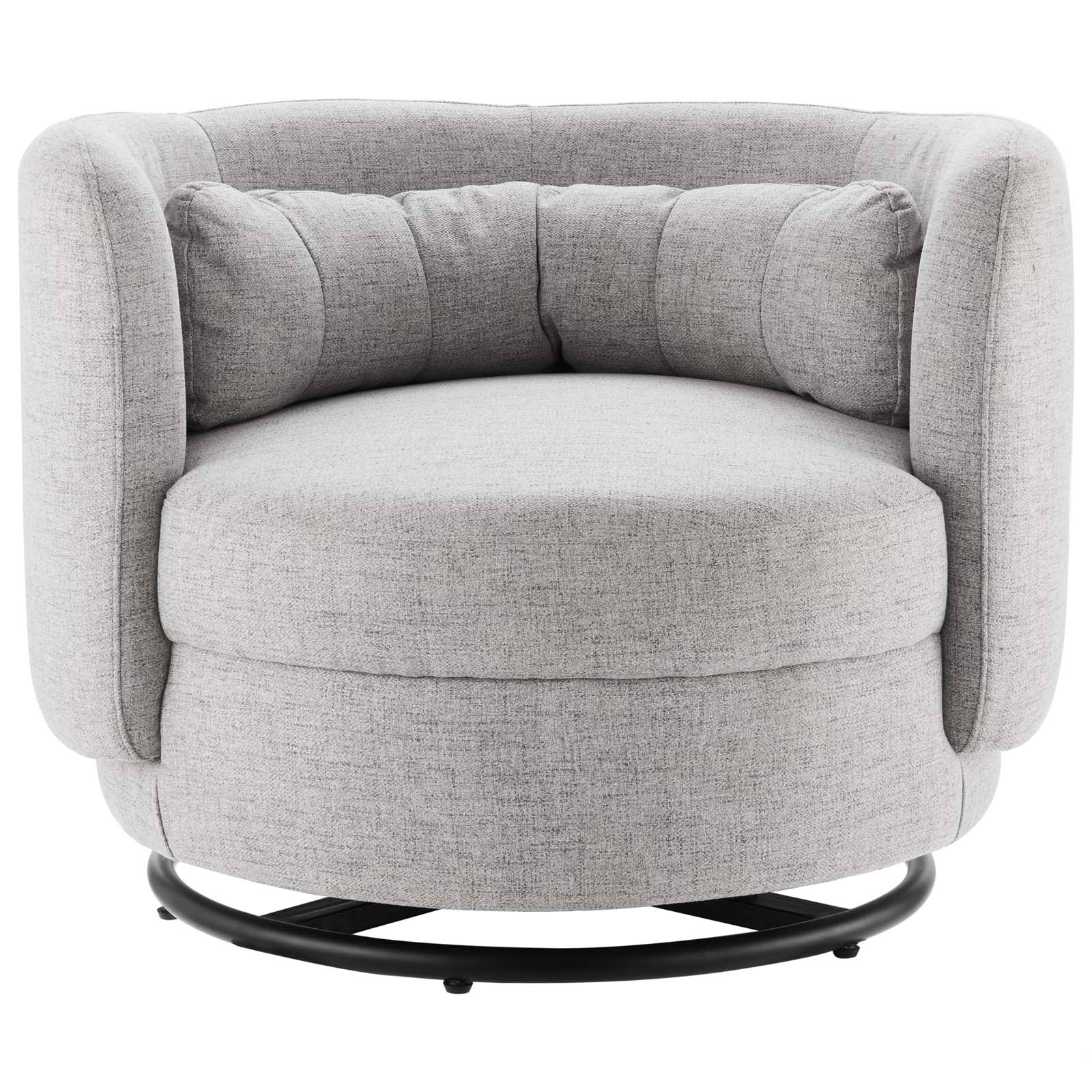 Relish Fabric Upholstered Upholstered Fabric Swivel Chair By Modway - EEI-5000 | Armchairs | Modishstore - 6