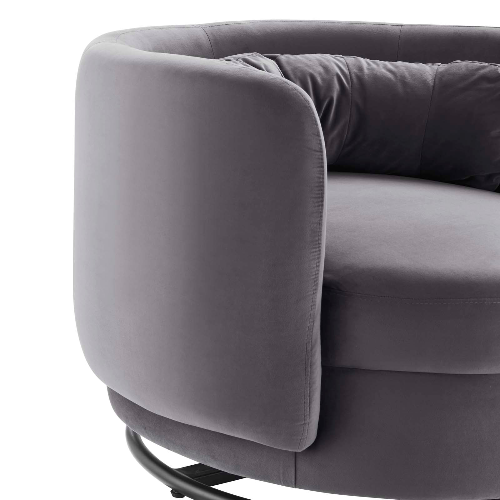 Relish Performance Velvet Performance Velvet Swivel Chair By Modway - EEI-5001 | Armchairs | Modishstore - 19