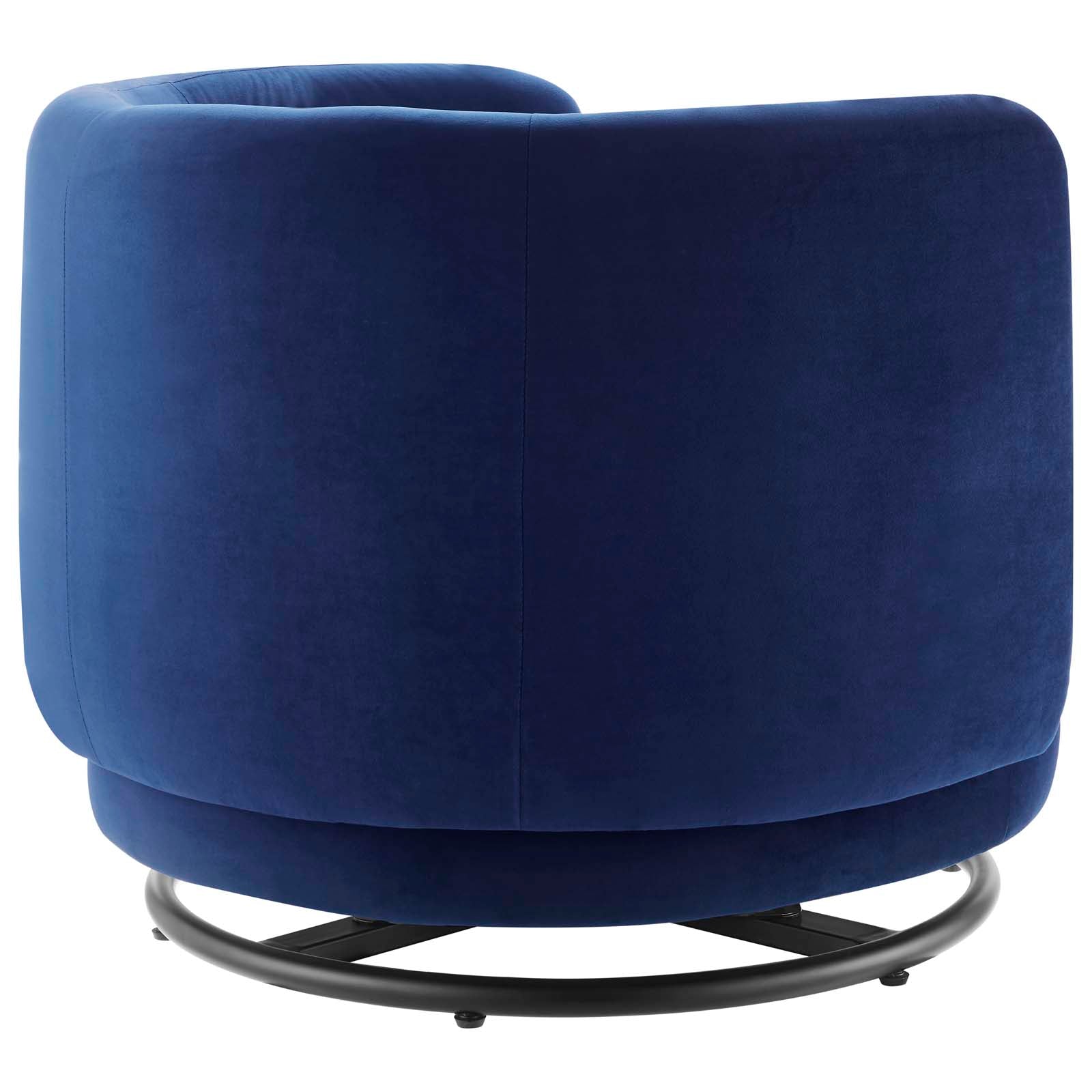 Relish Performance Velvet Performance Velvet Swivel Chair By Modway - EEI-5001 | Armchairs | Modishstore - 25