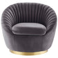 Whirr Tufted Performance Velvet Performance Velvet Swivel Chair By Modway - EEI-5002 | Armchairs | Modishstore - 12