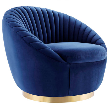 Whirr Tufted Performance Velvet Performance Velvet Swivel Chair By Modway - EEI-5002 | Armchairs | Modishstore - 15