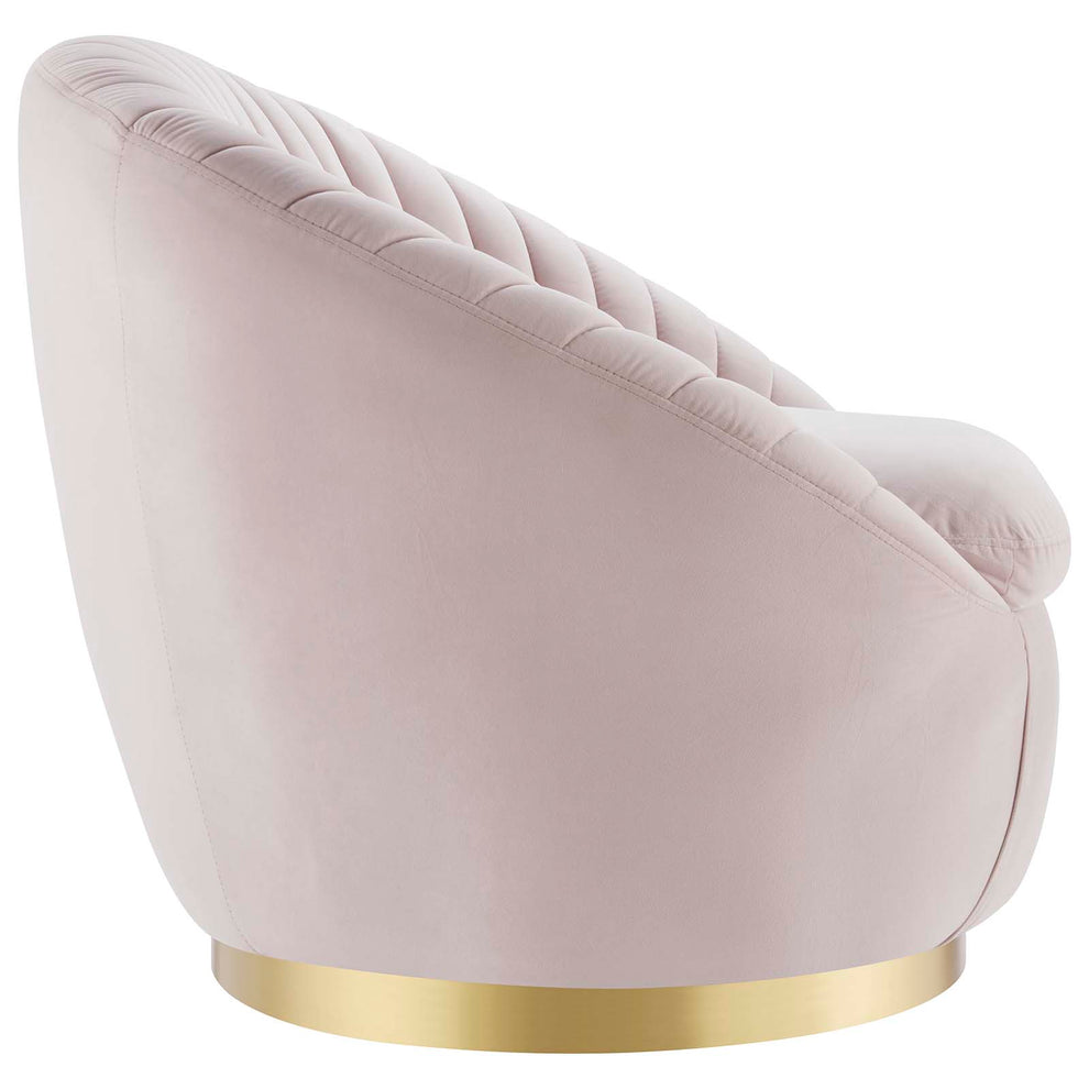 Whirr Tufted Performance Velvet Performance Velvet Swivel Chair By Modway - EEI-5002 | Armchairs | Modishstore - 23