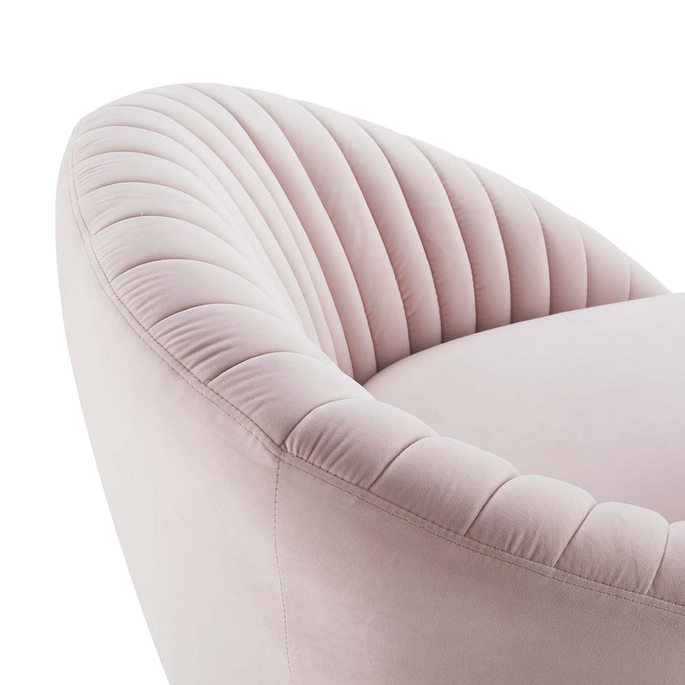 Whirr Tufted Performance Velvet Performance Velvet Swivel Chair By Modway - EEI-5002 | Armchairs | Modishstore - 25