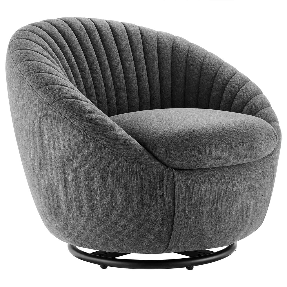 Whirr Tufted Fabric Fabric Swivel Chair By Modway - EEI-5003 | Armchairs | Modishstore - 2