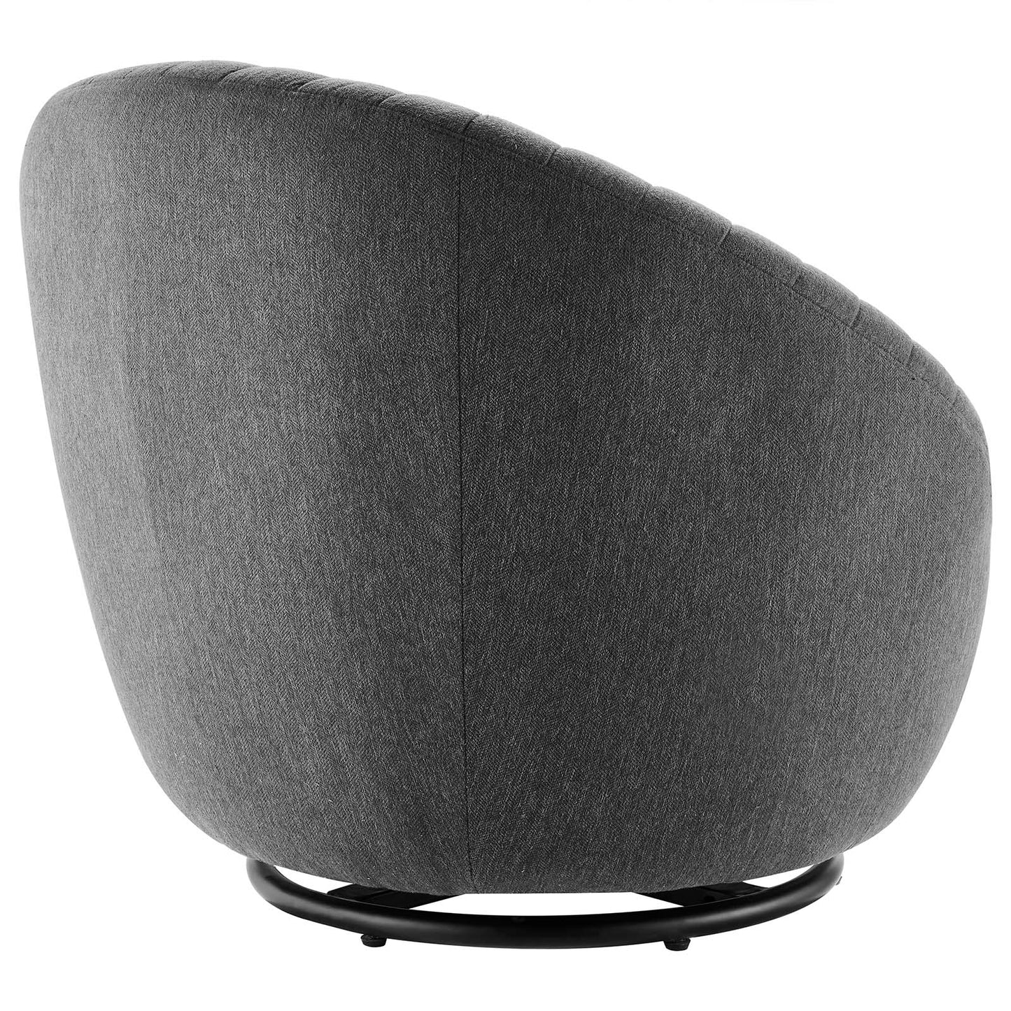 Whirr Tufted Fabric Fabric Swivel Chair By Modway | Armchairs | Modishstore-4
