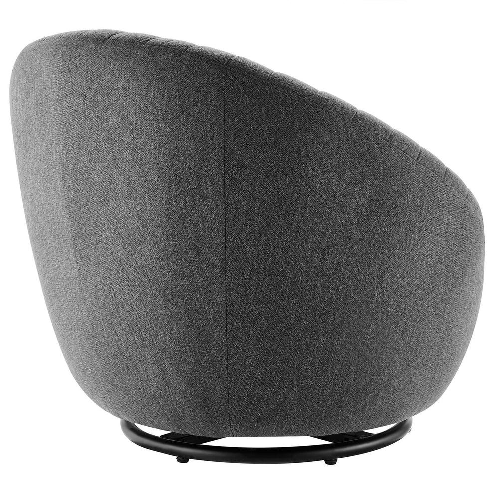 Whirr Tufted Fabric Fabric Swivel Chair By Modway - EEI-5003 | Armchairs | Modishstore - 4