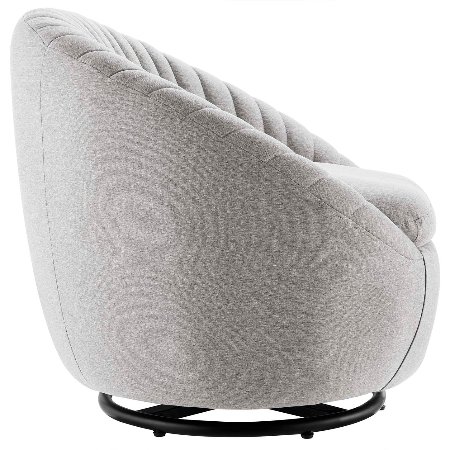 Whirr Tufted Fabric Fabric Swivel Chair By Modway | Armchairs | Modishstore-10