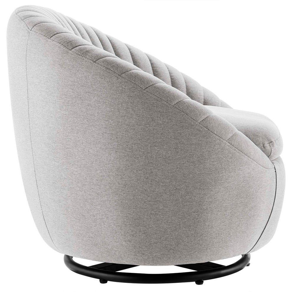 Whirr Tufted Fabric Fabric Swivel Chair By Modway - EEI-5003 | Armchairs | Modishstore - 10