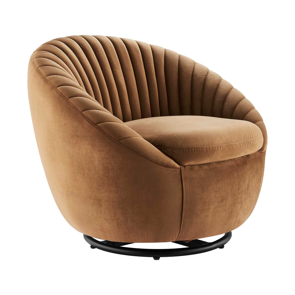 Whirr Tufted Performance Velvet Performance Velvet Swivel Chair By Modway - EEI-5004 | Armchairs | Modishstore - 2