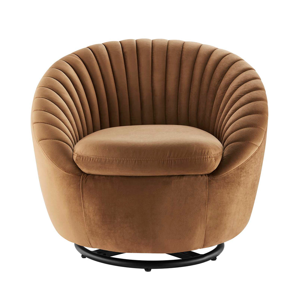 Whirr Tufted Performance Velvet Performance Velvet Swivel Chair By Modway - EEI-5004 | Armchairs | Modishstore - 6