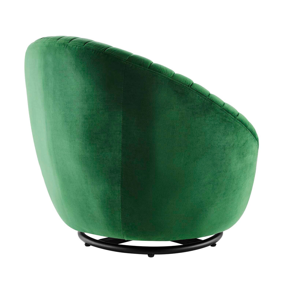 Whirr Tufted Performance Velvet Performance Velvet Swivel Chair By Modway - EEI-5004 | Armchairs | Modishstore - 10