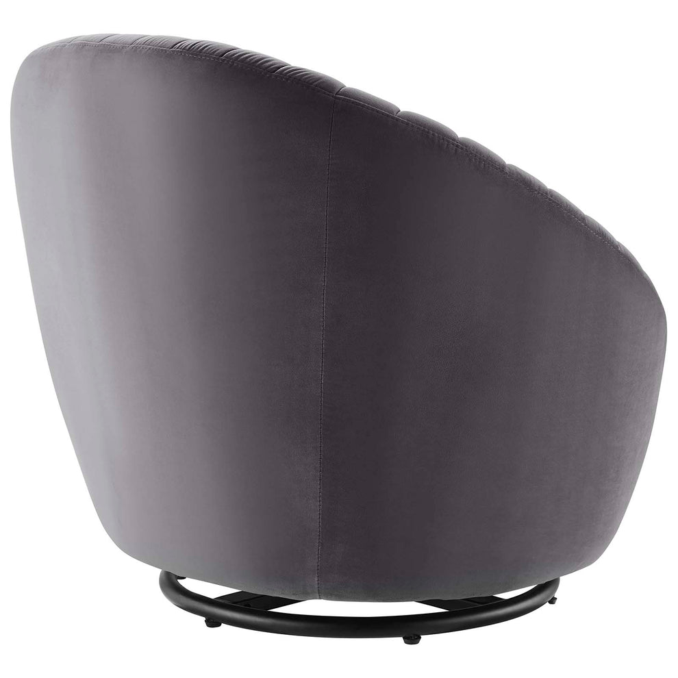 Whirr Tufted Performance Velvet Performance Velvet Swivel Chair By Modway - EEI-5004 | Armchairs | Modishstore - 17