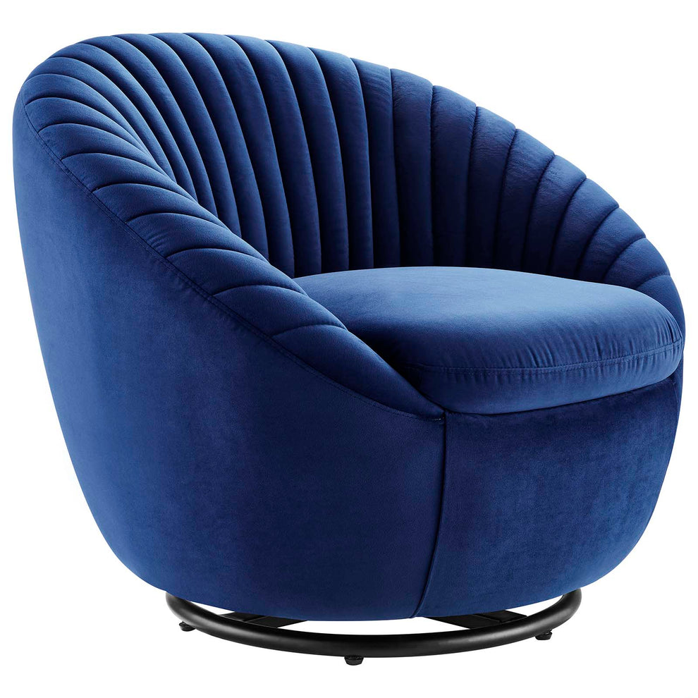 Whirr Tufted Performance Velvet Performance Velvet Swivel Chair By Modway - EEI-5004 | Armchairs | Modishstore - 22