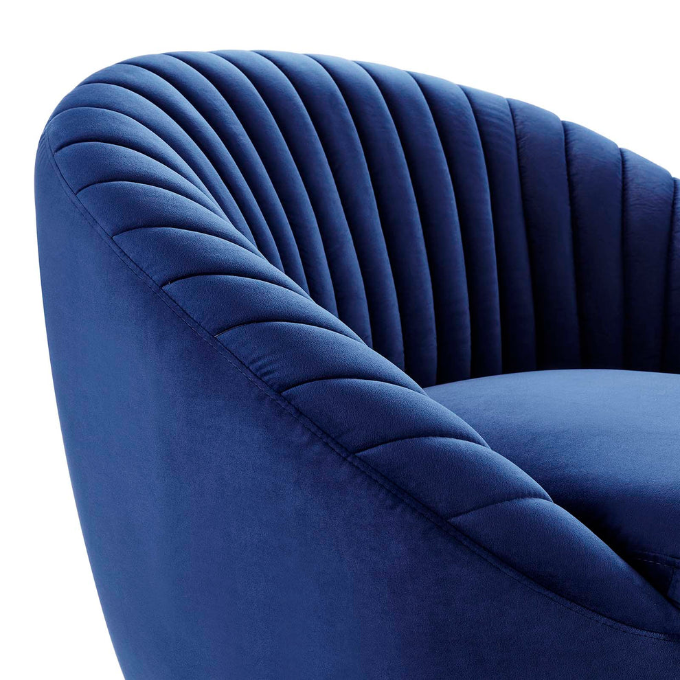 Whirr Tufted Performance Velvet Performance Velvet Swivel Chair By Modway - EEI-5004 | Armchairs | Modishstore - 25