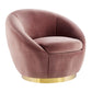 Buttercup Performance Velvet Performance Velvet Swivel Chair By Modway - EEI-5005 | Armchairs | Modishstore - 2