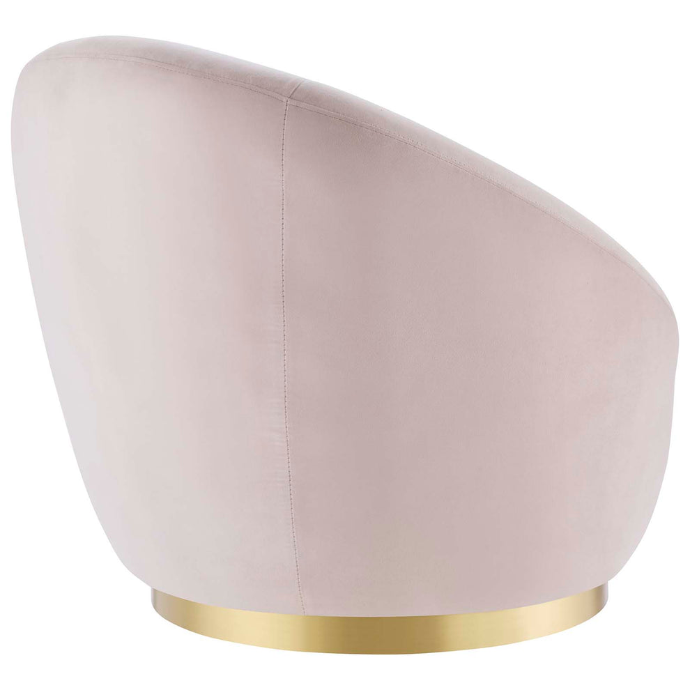 Buttercup Performance Velvet Performance Velvet Swivel Chair By Modway - EEI-5005 | Armchairs | Modishstore - 24
