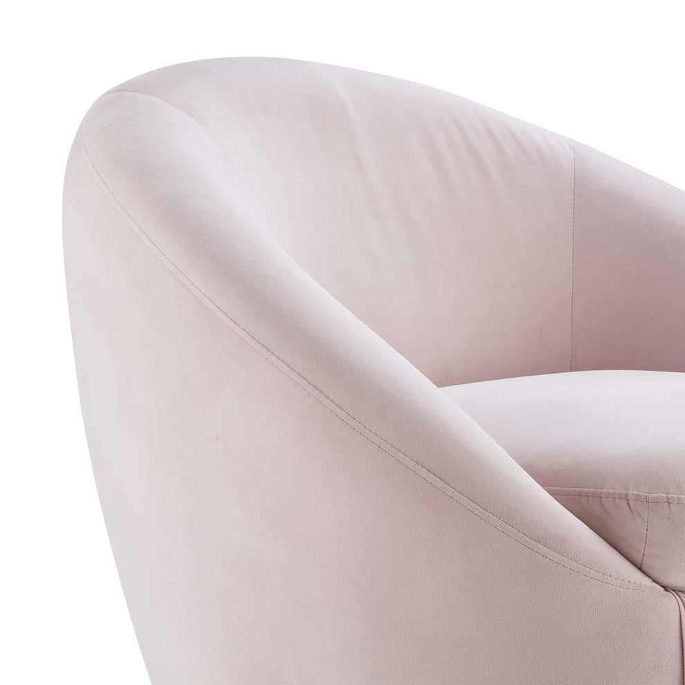 Buttercup Performance Velvet Performance Velvet Swivel Chair By Modway - EEI-5005 | Armchairs | Modishstore - 25
