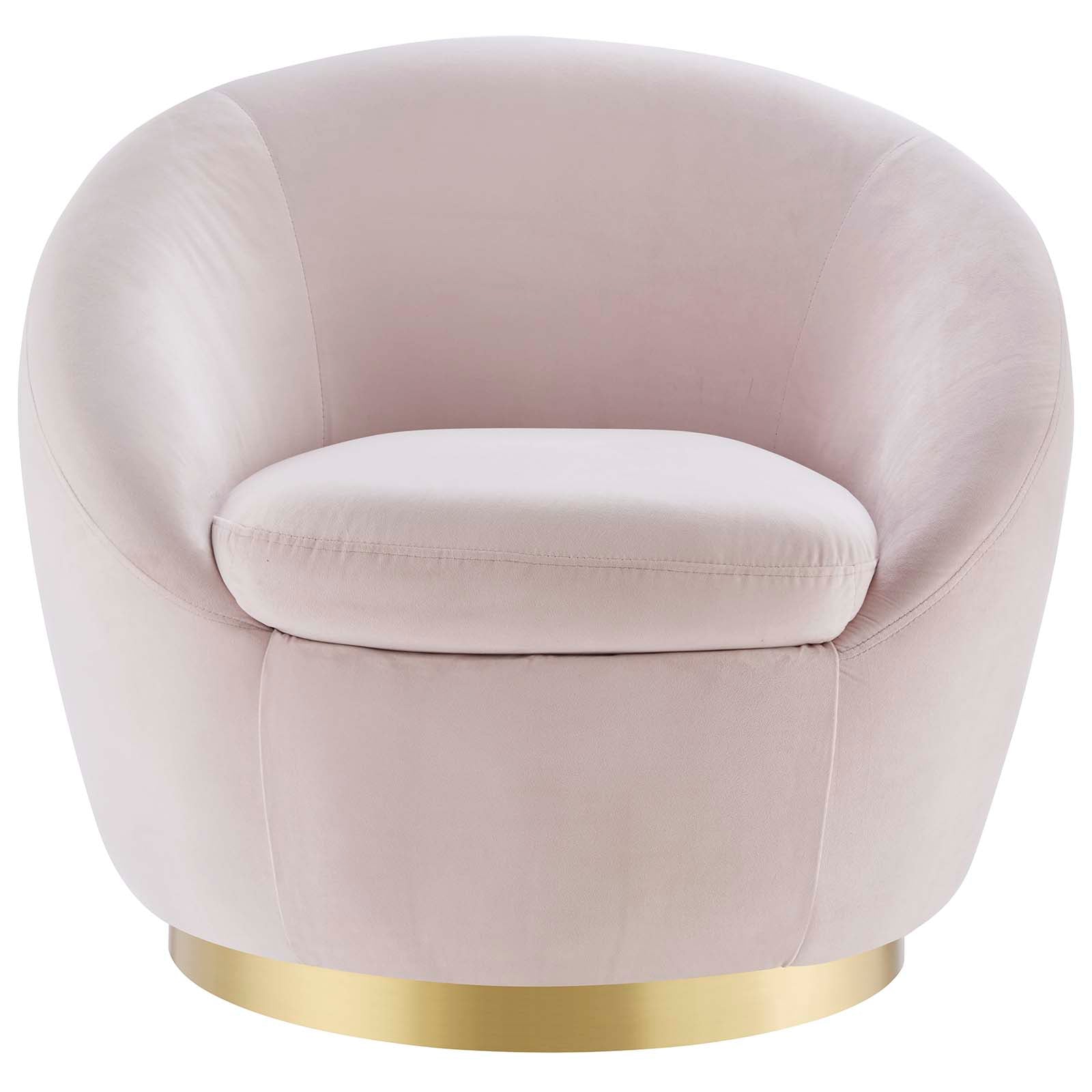 Buttercup Performance Velvet Performance Velvet Swivel Chair By Modway - EEI-5005 | Armchairs | Modishstore - 26