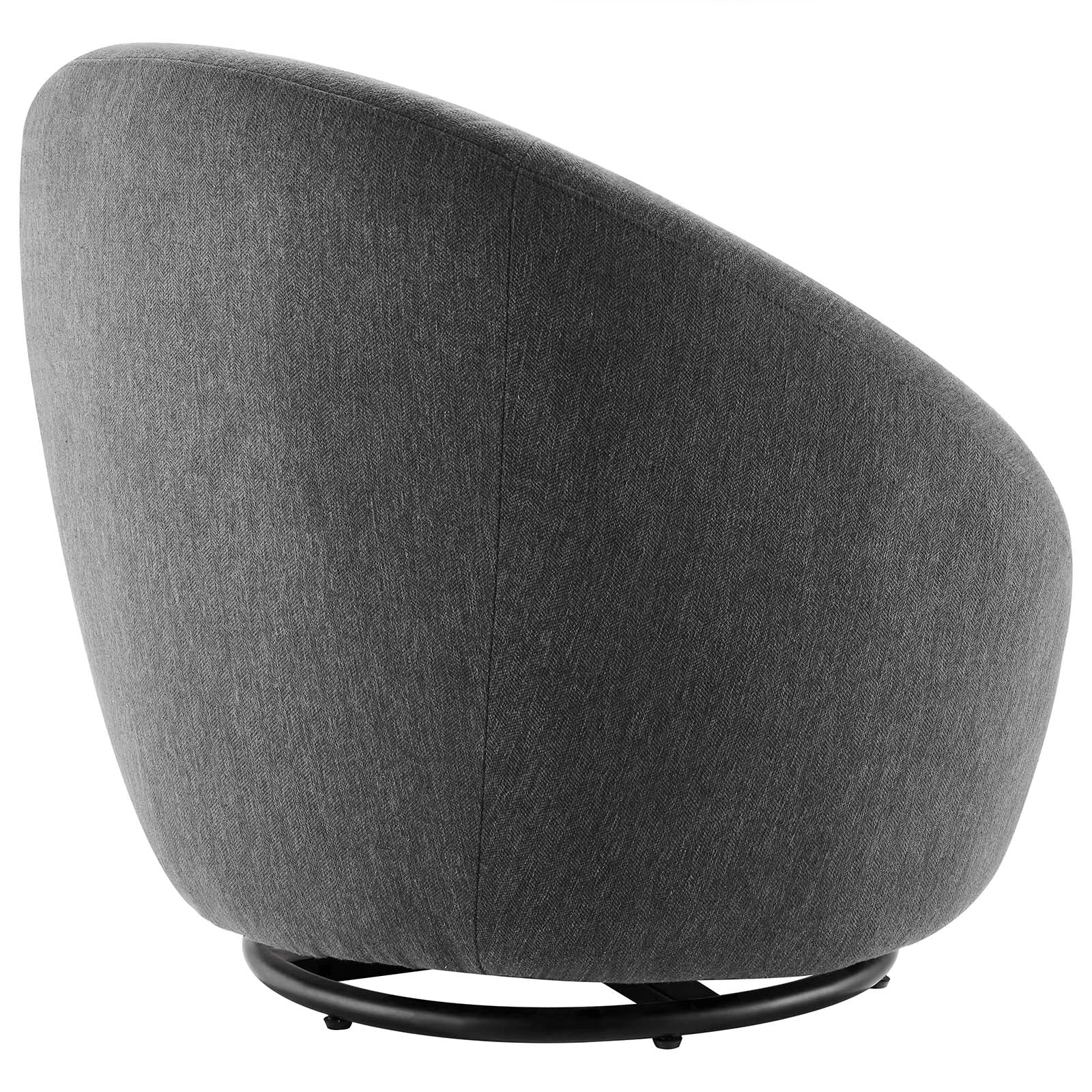Buttercup Fabric Upholstered Upholstered Fabric Swivel Chair By Modway - EEI-5006 | Armchairs | Modishstore - 4