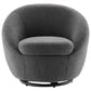 Buttercup Fabric Upholstered Upholstered Fabric Swivel Chair By Modway | Armchairs | Modishstore-6