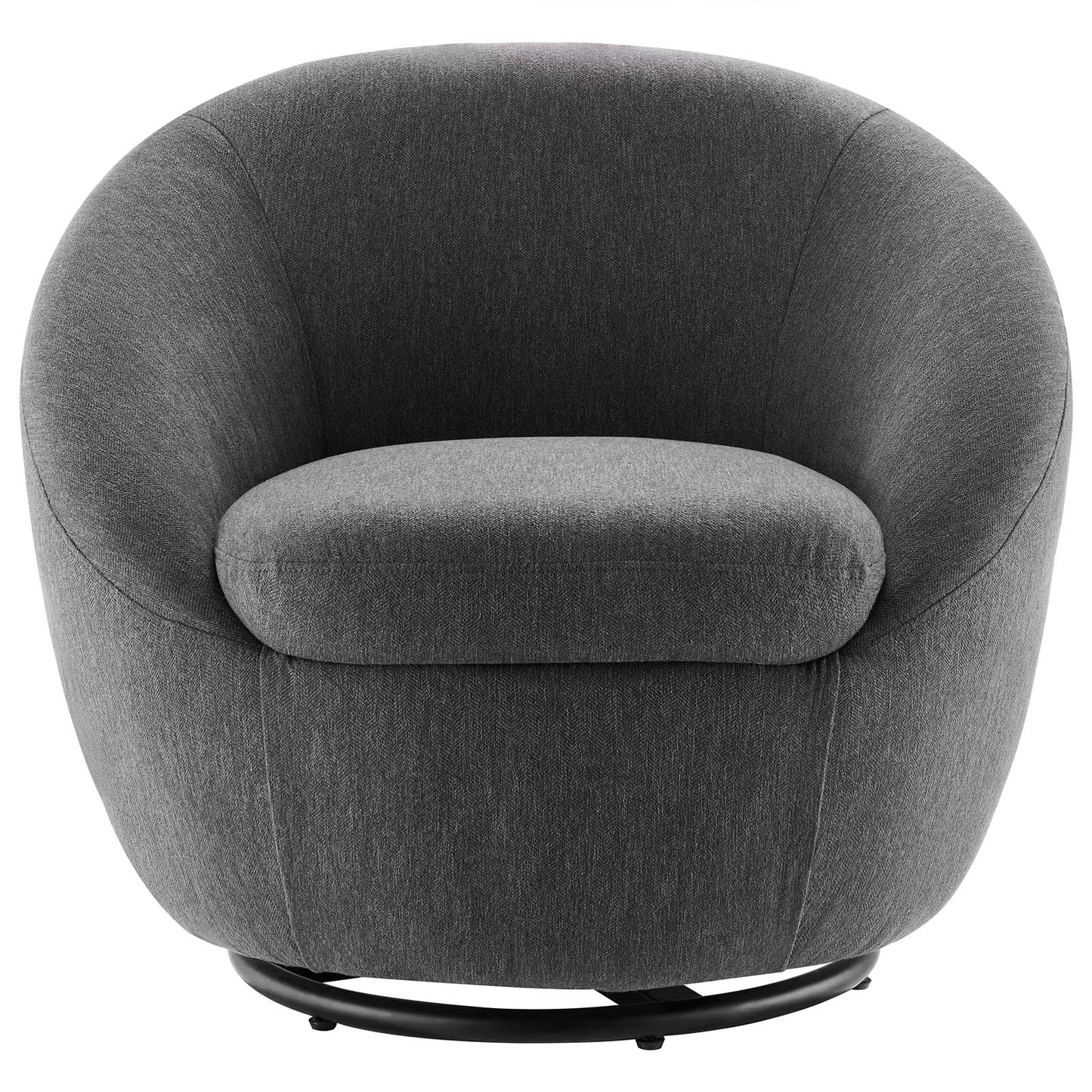 Buttercup Fabric Upholstered Upholstered Fabric Swivel Chair By Modway - EEI-5006 | Armchairs | Modishstore - 6
