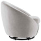 Buttercup Fabric Upholstered Upholstered Fabric Swivel Chair By Modway - EEI-5006 | Armchairs | Modishstore - 9