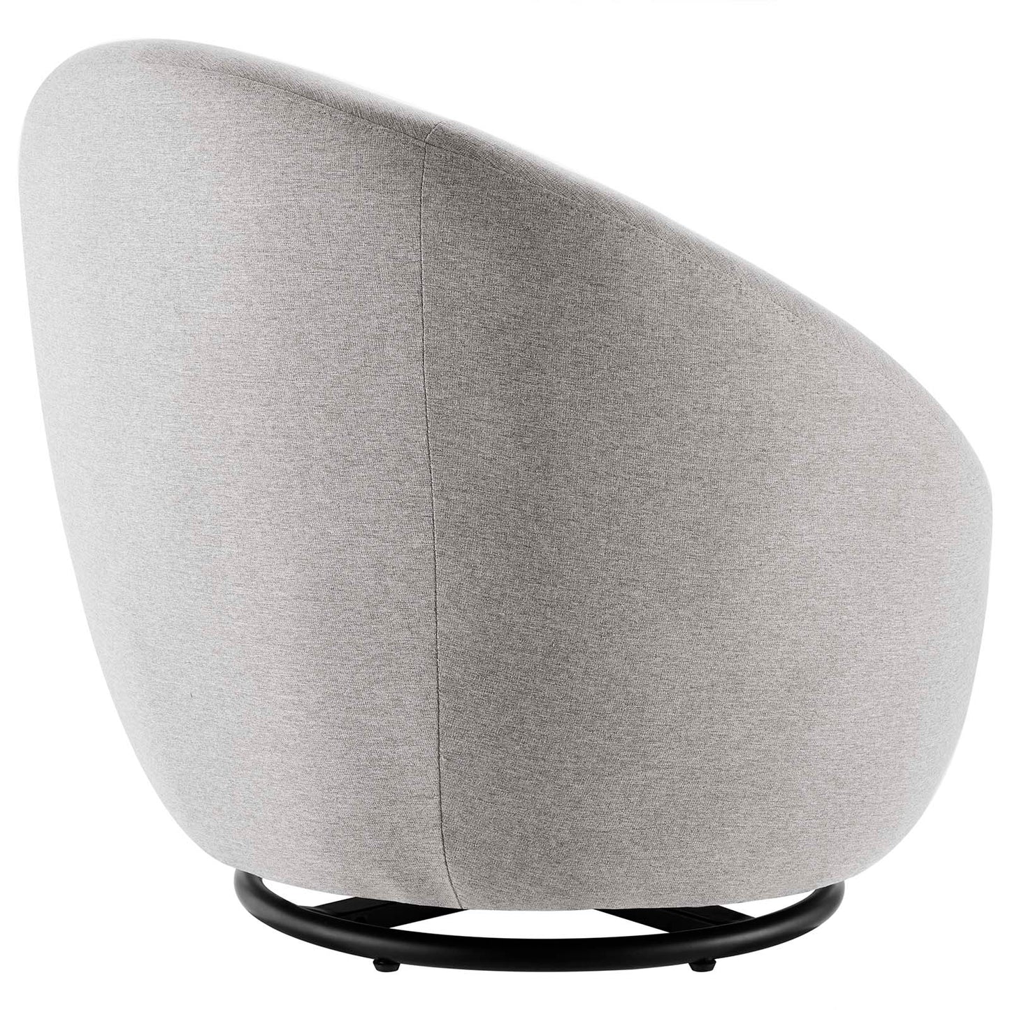 Buttercup Fabric Upholstered Upholstered Fabric Swivel Chair By Modway - EEI-5006 | Armchairs | Modishstore - 10